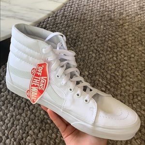 white high top vans